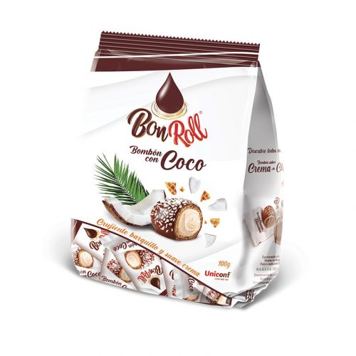 BonRoll bonbon golyó, kókusz ízesítéssel, 100g