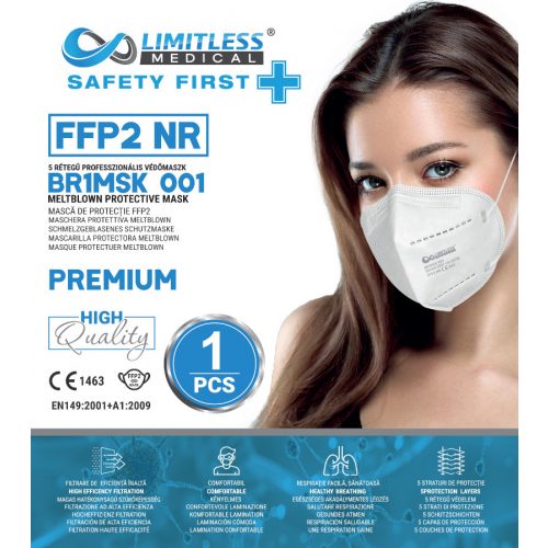 Limitless Medical FFP2 maszk FEHÉR
