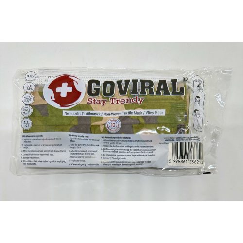 GOVIRAL terepmintás 3 rtg maszk 10 db/csomag