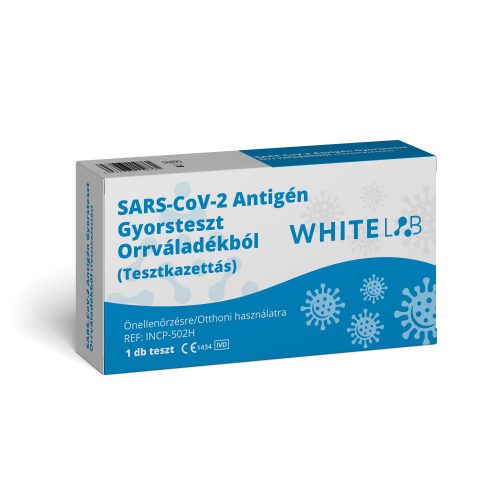 SARS-CoV-2 Antigén Gyorsteszt Orrváladékból (Tesztakezettás)