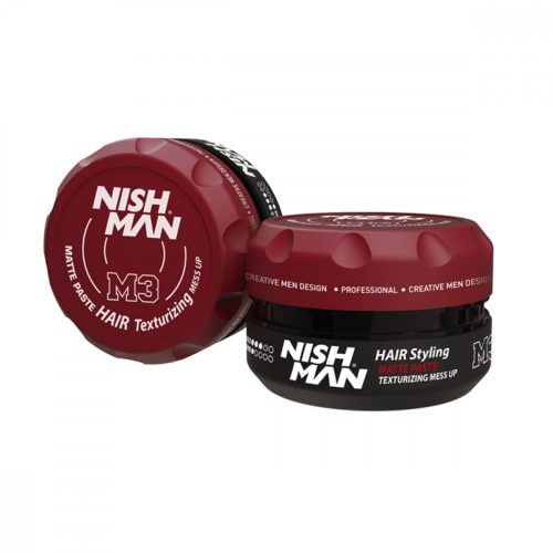 Nish Man M3 Matte Paste Hair Texturizing Mess up - 100 ml 